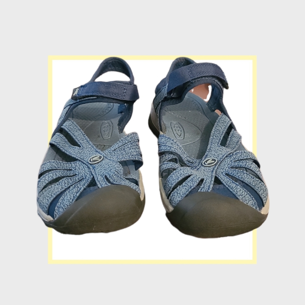 Women's Rose Keen Sandals, size 8.5, blue